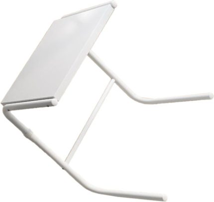 Étagère pour Ustensiles de Cuisine de Comptoir, Support de Micro-ondes de Cuisine en Acier au Carbone, Simple et Moderne, Forte capacité de Charge pour le Bureau (Blanc)