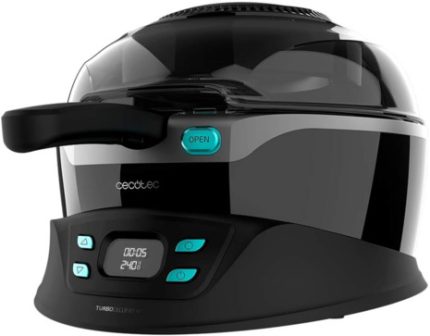 Cecotec Friteuse sans huile diététique TurboCecofry 4D Healthy Système de cuisson 360o, 8 programmes préconfigurés, température réglable, cuve avec revêtement céramique tricouche