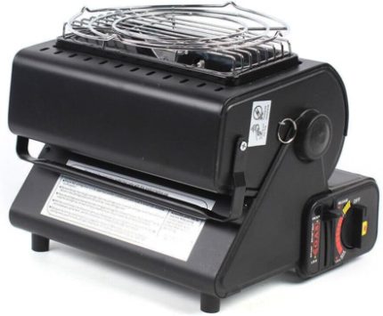 TRIEBAN Chauffage au gaz portable 1,3 kW Futchoy Chauffage à gaz pour extérieur, tente de camping, caravane mobile