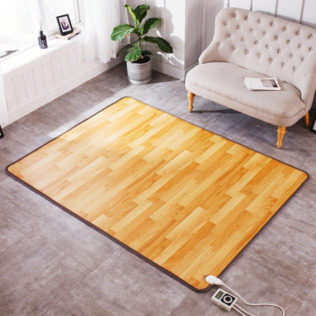 Tapis de Sol Chauffant électrique avec minuteries et réglage du Chauffage, Chauffage au Sol Radiant Infrarouge, Chauffe-Pieds sous Le Bureau (Color : 50x100cm)