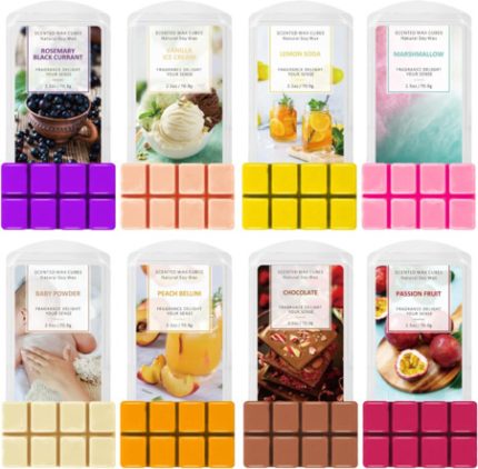 SCENTORINI Fondants Parfumés Cire Parfumée pour Bruleur Tartelette à la Cire de Soja Naturelle pour Brûle Parfum